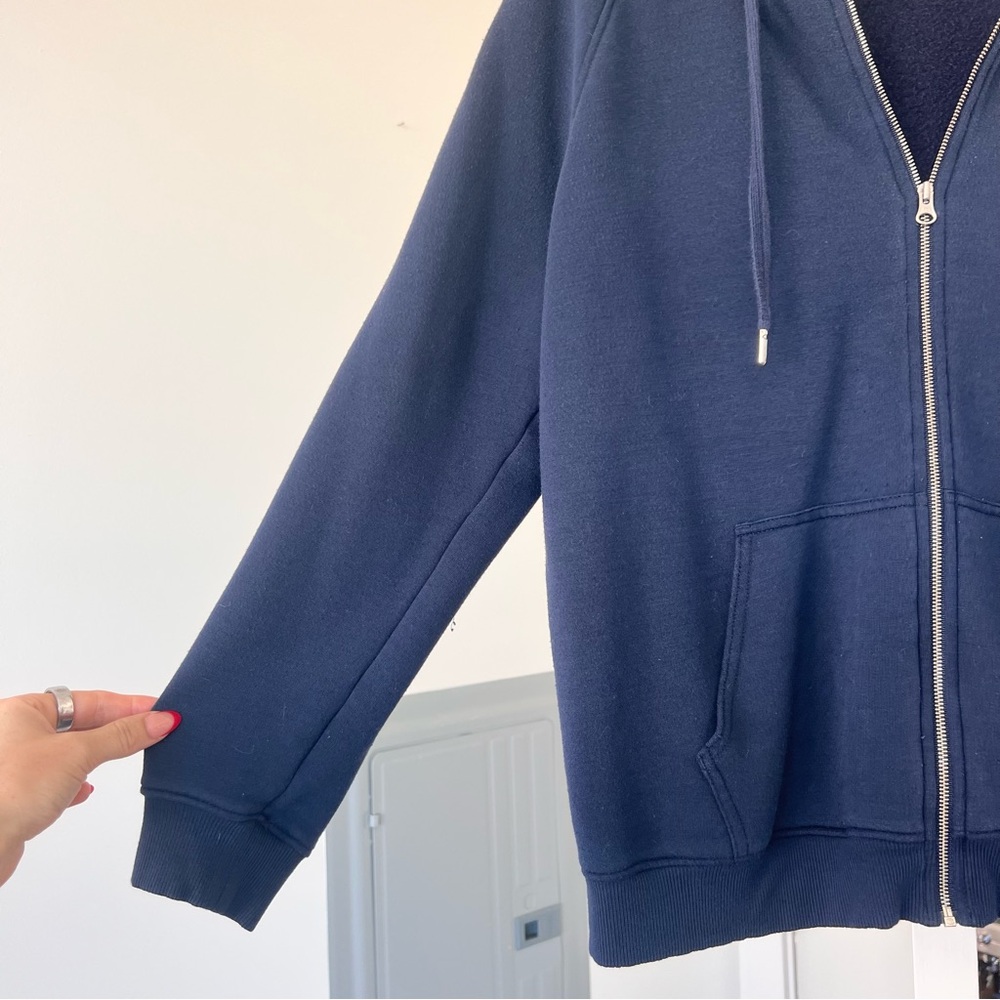 Quince SuperSoft Fleece Zip Up Hoodie- L - Picture 4 of 14